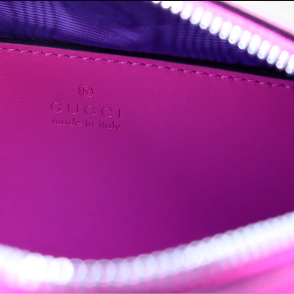 Gucci GG Matelassé Mini Boston 2-way bag in pink nylon and leather - Picture 9 of 16